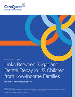 Image of report cover Links Between Sugar and Dental Decay in US Children from Low-Income Families